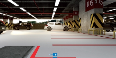 Mapefloor Parking System PU / PD mPARK: Poliuretāna pārklājums iekštelpu autostāvvietu hidroizolēšanai